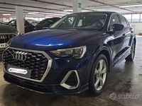 Usata Audi Q3 Sportback S-Line 150 CV (110 kW) 2022 Blu SUV