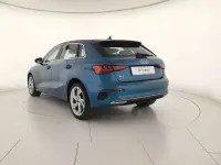 Usata Audi A3 Advanced 116 CV (85 kW) 2022 Blu atollo metallizzato Berlina