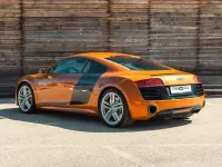 Usata Audi R8 Coupé Ambiente 525 CV (386 kW) 2013 Samoa orange metallic Coupé
