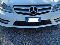 Usata Mercedes C220 170 CV (125 kW) 2011 Bianco Coupé