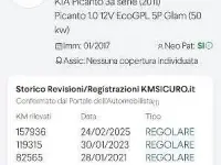 Usata Kia Picanto Active 67 CV (49 kW) 2017 Bianco Utilitaria
