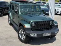 Usata Jeep Wrangler Unlimited Sahara 200 CV (147 kW) 2019 Verde opaco pellicolata SUV