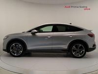 Usata Audi Q4 Sportback e-tron Ambiente 210 kW (286 CV) 2024 Argento floret metallizzato SUV