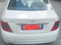 Usata Mercedes C200 2009 Bianco Berlina