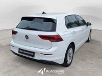 Usata VW Golf VII Life 115 CV (84 kW) 2021 Bianco Utilitaria