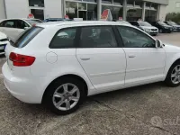 Usata Audi A3 Attraction 102 CV (75 kW) 2009 Bianco Utilitaria
