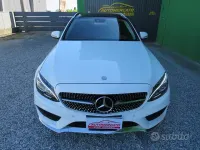 Usata Mercedes C220 AMG 170 CV (125 kW) 2016 Bianco Station wagon