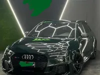 Usata Audi RS4 Exclusive 450 CV (330 kW) 2018 Verde Station wagon