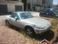 Usata Mazda MX5 90 CV (66 kW) 1997 Argento Cabrio