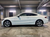 Usata Mercedes C220 170 CV (125 kW) 2016 Bianco Coupé