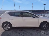 Usata Seat Leon 115 CV (84 kW) 2019 Bianco Berlina