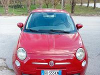 Usata Fiat 500 Lounge 75 CV (55 kW) 2009 Rosso Cabrio