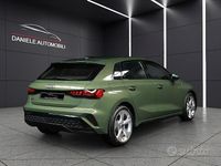 Nuova Audi A3 S-Line 150 CV (110 kW) 2025 Verde Berlina