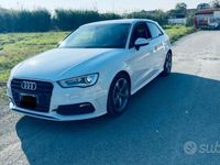 Usata Audi A3 S-Line 2015 Bianco Berlina
