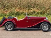 Usata MG TD 552 CV (405 kW) 1950 Rosso Cabrio