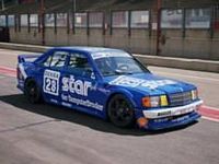 Usata Mercedes 190 204 CV (150 kW) 1988 Blu Berlina