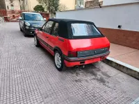 Usata Peugeot 205 83 CV (61 kW) 1992 Rosso Cabrio