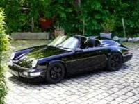 Usata Porsche 911 250 CV (183 kW) 1993 Nero Cabrio