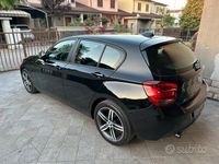Usata BMW 118 Efficient Dynamics 150 CV (110 kW) 2015 Nero Utilitaria