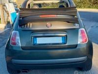 Usata Fiat 500C 95 CV (69 kW) 2010 Verde Cabrio