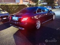 Usata Mercedes E220 194 CV (142 kW) 2018 Nero Berlina