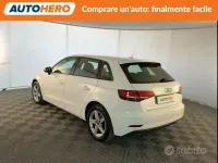 Usata Audi A3 150 CV (110 kW) 2018 Bianco Berlina