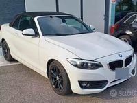 Usata BMW 220 184 CV (135 kW) 2020 Bianco Cabrio