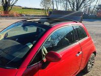 Usata Fiat 500C Lounge 69 CV (50 kW) 2009 Rosso Cabrio