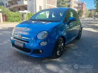Begagnad Fiat 500 Sport 95 HK (69 kW) 2014 Blå Sportkupé