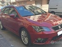 Käytetty Seat Leon ST Black Edition 131 HP (96 kW) 2020 Punainen Farmari