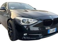 Usata BMW 118 Sport Line 143 CV (105 kW) 2013 Nero Utilitaria