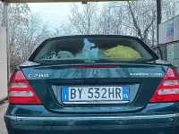 Usata Mercedes C200 163 CV (119 kW) 2009 Verde Berlina