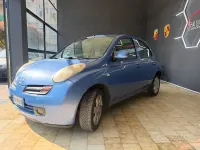 Begagnad Nissan Micra Acenta 88 HK (64 kW) 2003 Blå Halvkombi