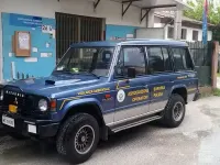 Usata Mitsubishi Pajero 95 CV (69 kW) 1989 Bluazzurro SUV