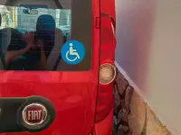 Usata Fiat Doblò 90 CV (66 kW) 2014 Rosso Monovolume