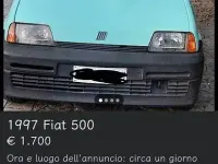 Usata Fiat 500 Young 39 CV (28 kW) 1997 Berlina