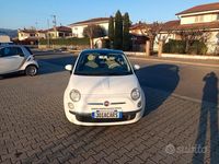 Usata Fiat 500 Lounge 69 CV (50 kW) 2009 Bianco Cabrio