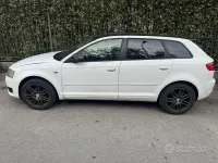 Usata Audi A3 105 CV (77 kW) 2009 Bianco Utilitaria