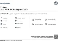 Usata VW T-Roc Style 150 CV (110 kW) 2022 Grigio SUV