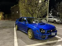 Usata Subaru Impreza 224 CV (164 kW) 2002 Bluazzurro Berlina