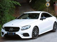 Usata Mercedes E220 AMG 194 CV (142 kW) 2017 Bianco Coupé