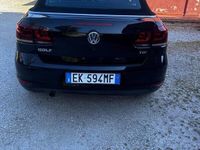Usata VW Golf Cabriolet 105 CV (77 kW) 2012 Nero Cabrio