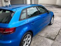 Usata Audi A3 Ambiente 150 CV (110 kW) 2018 Blu Berlina