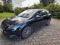 Usata Seat Leon 110 CV (80 kW) 2017 Nero Station wagon