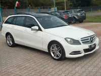 Usata Mercedes C220 Avantgarde 170 CV (125 kW) 2013 Bianco Station wagon