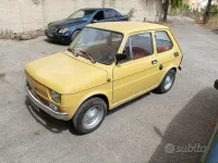 Usata Fiat 126 1970 Giallo Utilitaria