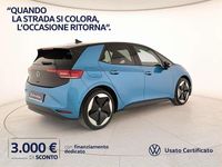 Nuova VW ID.3 Pro 69 kW (95 CV) 2026 Costa azul metallizzato nero Utilitaria