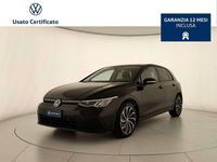 Usata VW Golf VIII Life 116 CV (85 kW) 2020 Nero Utilitaria