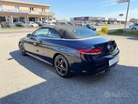 Usata Mercedes C200 Premium 184 CV (135 kW) 2019 Blu Cabrio