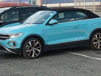 Usata VW T-Roc Cabriolet Style 110 CV (80 kW) 2023 Blu/azzurro Cabrio